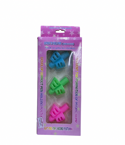 Guide-doigt pour stylo et crayon

Aide l’enfant à bien positionner ses doigts et à adopter une bonne prise en main du stylo ou du crayon. Idéal pour faciliter l’écriture et améliorer la précision.