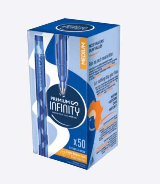 Premium INFINITY boites de 50 stylos à bille
